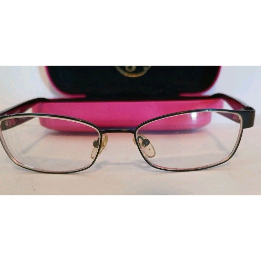 Juicy Couture Pink Case/Juicy Couture Brown Eyeglass Frames JU122F 0003 130